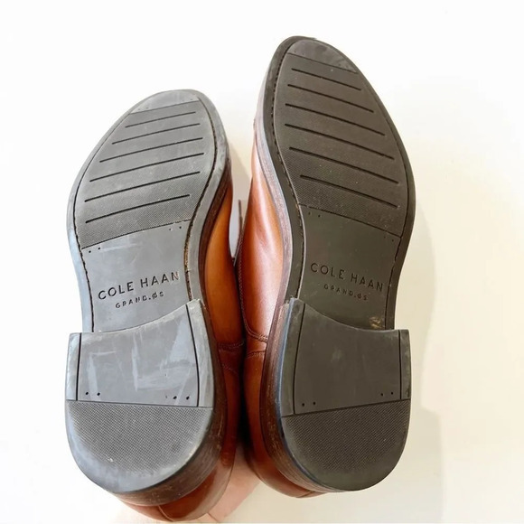 Cole Haan Grand OS Lace Up Oxfords Williams Men’s Size 11 Loafers British‎ Tan main image 6